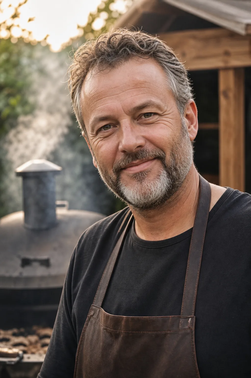 Portret van Bram Hofstede, pitmaster